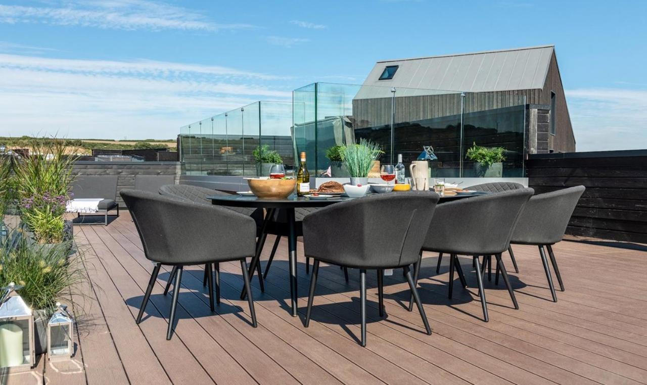Retallack Resort & Spa Padstow Exteriér fotografie Composite wood terrace
