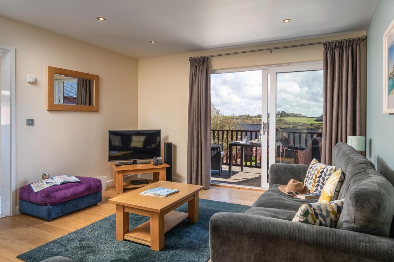 Retallack Resort & Spa Padstow Pokoj fotografie A living room in a typical apartment