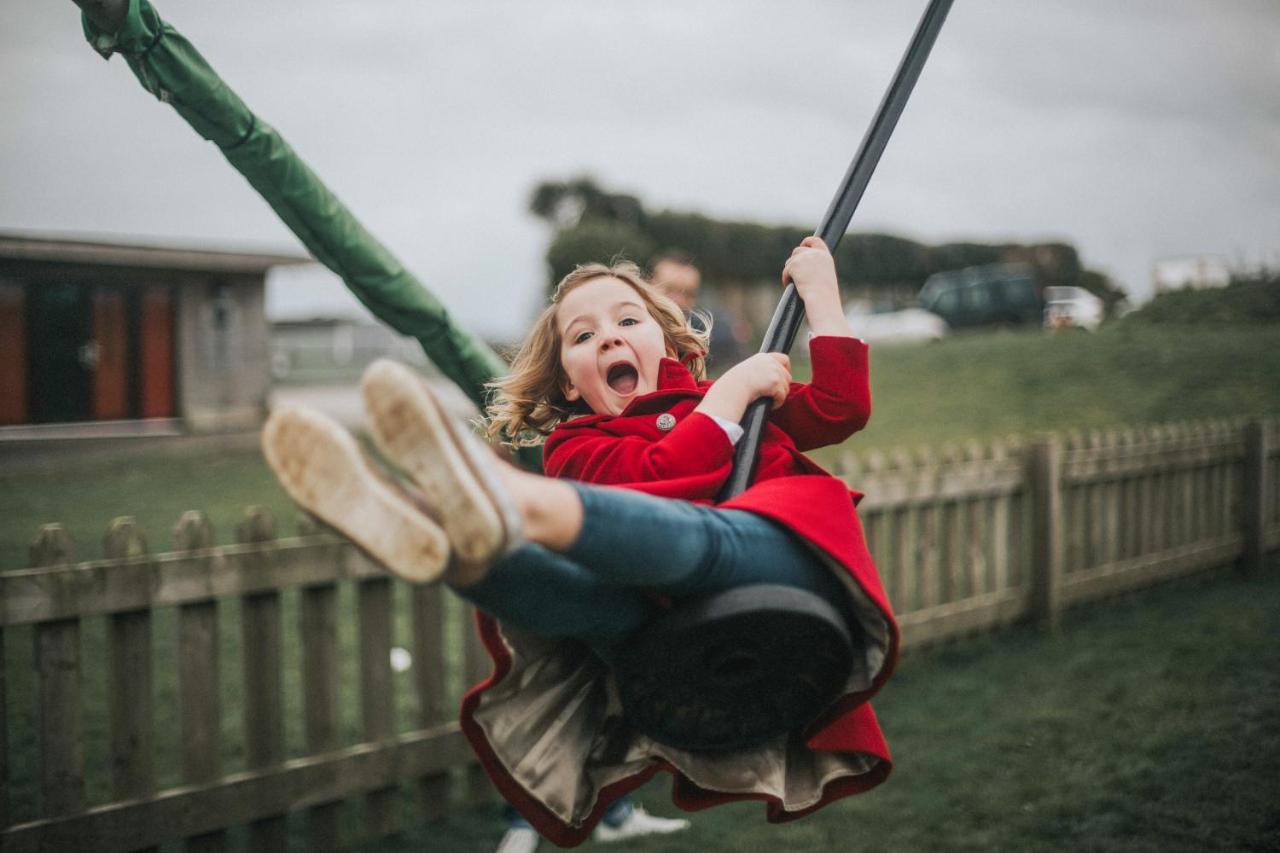 Retallack Resort & Spa Padstow Exteriér fotografie A child on a swing